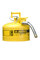 Justrite Accuflow Safety Can 7225230 - Yellow - 14059