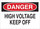 Brady B-120 Fiberglass Reinforced Polyester Rectangle White Electrical Safety Sign - 14 in Width x 10 in Height - 69157