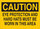 Brady B-401 Polystyrene Rectangle Yellow PPE Sign - 10 in Width x 7 in Height - 25200