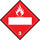 Brady B-120 Fiberglass Reinforced Polyester Square Red Truck Placards Sign - 60409