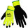 Global Glove Ice Gripster 300INT Black/Yellow 2XL Cold Condition Gloves - Rubber Coating - Terry Insulation - 300INT 2XL