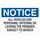 Brady B-555 Aluminum Rectangle White Restricted Area Sign - 14 in Width x 10 in Height - 43396