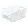 Akro-Mils Akrobin 300 lb Clear Industrial Grade Polymer Stacking Storage Bin - 23 7/8 in Length - 16 1/2 in Width - 11 in Height - 1 Compartments - 30288SCLAR