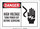 Brady B-120 Fiberglass Reinforced Polyester Rectangle White Electrical Safety Sign - 14 in Width x 10 in Height - 62791