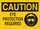 Brady B-302 Polyester Rectangle Yellow PPE Sign - 10 in Width x 7 in Height - Laminated - 122692
