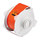 Brady Globalmark 99220 Printer Label Roll - 2.25 in x 50 ft - Orange - B-584