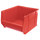 Akro-Mils Akrobin 300 lb Red Industrial Grade Polymer Stacking Storage Bin - 20 in Length - 18 3/8 in Width - 12 in Height - 1 Compartments - 30283 RED