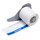 Brady M71-38-483-NOTI Die-Cut Printer Label Roll - 4 in x 1.9 in - Polyester - White - B-483 - 80128
