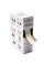 Brady BPTL-34-427 Die-Cut Printer Label Roll - 1.5 in x 6 in - Vinyl - Clear / White - B-427 - 18771