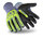 HexArmor Rig Lizard Thin Lizzie 2095 Blue/Yellow 10 Seamless Coated Cut-Resistant Gloves - ANSI A5 Cut Resistance - Polyurethane Palm & Fingers Coating - 2095-XL (10)