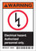 Brady B-302 Polyester Rectangle Electrical Safety Sign - 5 in Width x 3.5 in Height - Laminated - 80492