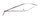 Excelta Two Star 346B Self-Opening Stainless Steel Scissor - 3 1/2 in - EXCELTA 346B