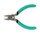 Xcelite by Weller Tapered & Relieved Diagonal Flush Steel Flush Cutting Plier - 4 in Length - Foam Cushion Grip - S424NJS