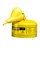 Justrite Safety Can 7125210 - Yellow - 14013