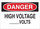 Brady B-401 Polystyrene Rectangle White Electrical Safety Sign - 10 in Width x 7 in Height - 25552