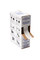 Brady BPTL-32-427 Die-Cut Printer Label Roll - 1.5 in x 1 1/2 in - Vinyl - Clear / White - B-427 - 18769