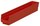 Akro-Mils 199 cu in Red Industrial Grade Polymer Shelf Storage Bin - 23 5/8 in Length - 4 1/8 in Width - 4 in Height - 1 Compartments - 30124 RED