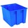 Akro-Mils 35195 Stackable Tote - 1.7 ft, 12.93 gal - Blue - 19 1/2 in x 15 1/2 in x 13 in - 35195 BLUE