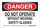 Brady B-563 High Density Polypropylene Rectangle White Equipment Safety Sign - 14 in Width x 10 in Height - 116113