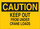 Brady B-401 Polystyrene Rectangle Yellow Equipment Safety Sign - 10 in Width x 7 in Height - 22907