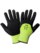 Global Glove Samurai Glove Tuffalene CR18NFT-RD Yellow/Green Large Cut-Resistant Gloves - ANSI A2 Cut Resistance - Nitrile Palm & Fingers Coating
