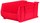 Akro-Mils Akrobin 300 lb Red Industrial Grade Polymer Stacking Storage Bin - 23 7/8 in Length - 16 1/2 in Width - 11 in Height - 1 Compartments - 30288 RED