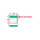 Brady WML-717-292-GR Die-Cut Printer Label Roll - 1.5 in x 4 in - Vinyl - Clear / Green - B-292 - 16441