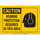 Brady B-120 Fiberglass Reinforced Polyester Rectangle Yellow PPE Sign - 14 in Width x 10 in Height - 62807