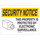 Brady B-302 Polyester Rectangle White Surveillance Sign - 10 in Width x 7 in Height - Laminated - 122684