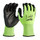 Milwaukee SMARTWIPE High Visibility Yellow Small Polyurethane Cut-Resistant Glove - ANSI Cut Level 3 Cut Resistance - 48-73-8930B