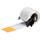 Brady PTL-34-427-OR Die-Cut Printer Label Roll - 1.5 in x 6 in - Vinyl - Clear / Orange - B-427 - 18536