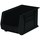 Akro-Mils Akrobin 60 lb Black Industrial Grade Polymer Hanging / Stacking Storage Bin - 18 in Length - 11 in Width - 10 in Height - 1 Compartments - 30260 BLACK