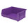 Akro-Mils Akrobin 75 lb Purple Industrial Grade Polymer Hanging / Stacking Storage Bin - 14 3/4 in Length - 16 1/2 in Width - 7 in Height - 1 Compartments - 30250 PURPLE