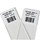 Brady Stainerbondz THT-141-481-1.5-SC Die-Cut Printer Label Roll - 0.9 in x 0.9 in - Polyester - White - B-481 - 80383