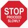 Brady B-555 Aluminum Octagon Red Stop Signs, Traffic Control Signs & Banners Sign - 18 in Width x 18 in Height - 124514
