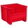 Akro-Mils Stak-N-Store 75 lb Red Industrial Grade Polymer Stacking Storage Bin - 17 1/2 in Length - 16 1/2 in Width - 12 1/2 in Height - 1 Compartments - 13018 RED