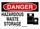 Brady B-302 Polyester Rectangle White Hazardous Material Sign - 14 in Width x 10 in Height - Laminated - 131760
