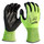 Milwaukee SMARTWIPE High Visibility Yellow XL Polyurethane Cut-Resistant Glove - ANSI Cut Level 4 Cut Resistance - 48-73-8943