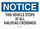 Brady B-302 Polyester Rectangle White Railroad Sign - 10 in Width x 7 in Height - Laminated - 89155