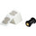 Brady PTL-111-145FR-GY Die-Cut Printer Label Roll - 1.206 in x 0.758 in - Polyethylene - Gray - B-145 - 89464