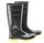 Dunlop Steel Toe Work Boots 86802 868021300 - Size 13 - Polyester - Black/Yellow - 10997