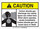 Brady B-401 Polystyrene Rectangle Yellow Chemical Warning Sign - 14 in Width x 10 in Height - 106042