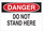 Brady B-302 Polyester Rectangle White Equipment Safety Sign - 10 in Width x 7 in Height - Laminated - 85949