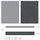 3M Scotchcal 74617 Charcoal Metallic / Silver Metallic Striping Automotive Tape - 5/16 in Width x 150 ft Length - 2 mil Thick