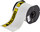 Brady B30-25-595-PEL Printer Label Roll - 4 in x 6 in - Vinyl - White, Yellow / Black text - B-595 - 93680