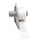 Brady M71-96-427 Die-Cut Printer Label Roll - 1 in x 0.75 in - Vinyl - Clear / White - B-427 - 92751