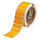 Brady THTEP172-593-.25YL Die-Cut Printer Label Roll - 1.77 in x 0.59 in - Polyester - Yellow - B-593 - 80217