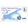 Global Glove 505B Blue Medium Powdered Disposable Gloves - Industrial Grade - 5 mil Thick - 505B/MD