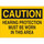 Brady B-120 Fiberglass Reinforced Polyester Rectangle Yellow PPE Sign - 14 in Width x 10 in Height - 47101
