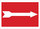 Brady B-555 Aluminum Rectangle Red Safety Awareness Sign - 10 in Width x 7 in Height - 43343